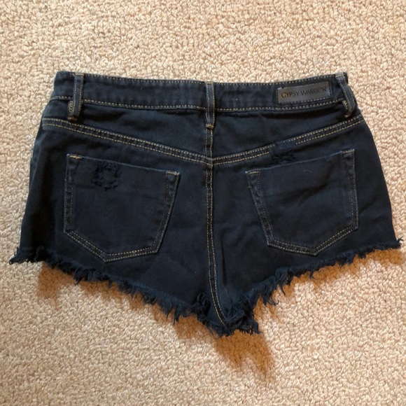 Gypsy Warrior distressed denim shorts - Picture 3 of 5